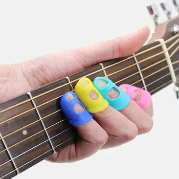 1 Tk/Set Sõrme Sõrmkübarad Varruka Anti-scald Silikoon Kindad Kitarri Mängima, sõrmekaitse DIY Käsitöö Kinnaste Õmblemine Toiduvalmistamise Vahend