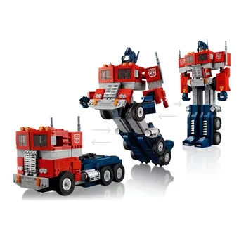 2023 Uus 1508pcs Transformers Optimus Prime 10302 Mudel Building Block Tehnilised Tellised Mänguasjad Poistele Laste Sünnipäeva Kingitus