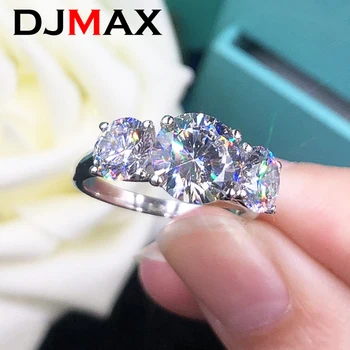 2023 Uus DJMAX Originaal 925 Sterling Hõbe Mutiple Stiile Daami Luksuslik Teemant Rõngad Moissanite Teemant Rõngad Naistele