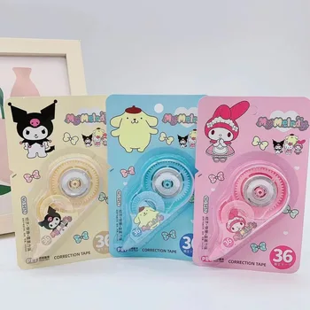 24 Pack Sanrio Parandus Lint Must Ilu Hello Kitty, My Melody Pompompurin Kawaii Reklaami Kirjatarvete Kontoritarbed