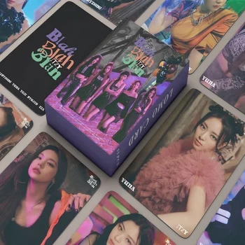 54 Tükki / Set Kpop ITZY Album Kaardi Blah LOMO Kaardi ARVAKE ära, KES Album Kaart K-POP ITZY Postkaart Uus Toode Väike Kaart