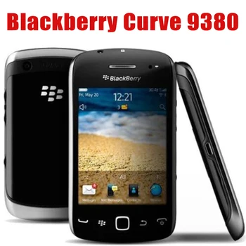 Algne Lukustamata BlackBerry Curve 9380 All Bar mobiiltelefoni Kaamera, Bluetooth Mobile 5MP Kaamera Baar GPS QWERTY Klaviatuur BlackBerry OS