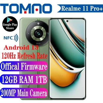 Algne Realme 11 Pro Plus + 5G Mobiilne Telefon 6.7