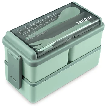 Bento Lunch Box Virnastatavates 49OZ Bento Karpe Täiskasvanutele Ki Lõuna Konteinerid lekkimiskindlad Täiskasvanud Bento Box Eemaldatava Kupeed