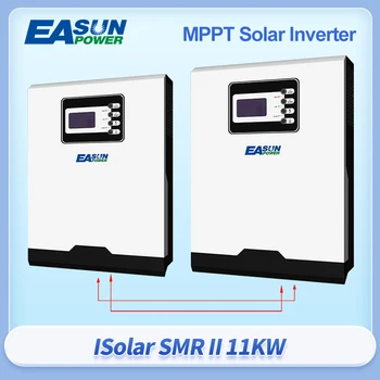 EASUN Solar Inverter 11KW 11000W 500Vdc 100A MPPT 48V Off Grid Pure Sine Wave Inverter Aku Laadija paralleelselt Bluetooth