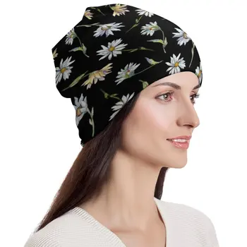 Elegantne Daisy Kapoti Mütsid Akvarell Õie Koo Mütsi Mehed Naised Unisex Y2K Lahe Soe Pehme Beanie Müts Talvel Väljas Projekteerimine Mütsid