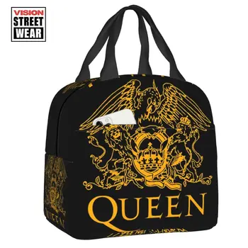 Freddie Mercury (Queen Isoleeritud Lunch Kotid Väljas Pikniku Rock-Bänd Resuable Termilise Külmik Bento Box Naised, Lapsed