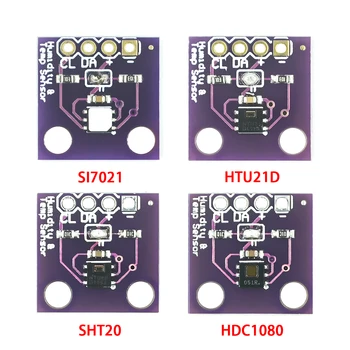 HDC1080 Si7021 SHT20 Tööstus-Suure Täpsusega Niiskuse Andur koos I2C Liides GY-213V-SI7021
