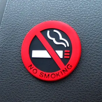 Isekleepuv mitte Suitsetada Märk Sigaret Logo Auto Kleebis Jaama Sõiduki hoiatusmärk PVC Decal