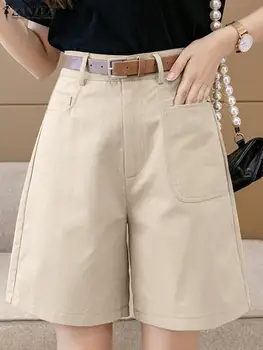 Korea Fashion Suvel lühikesed Püksid ZANZEA Elegantne Naiste Kõrge Vöökoht Tahke Vabaaja Püksid Lahti OL Tööd Püksid Liiga pikad Püksid Pantalon