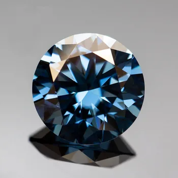Kuninglik Sinine Mosanta Laboris Kasvatada Diamond Premium Vääriskivide Kõrgeima Kvaliteediga Läbi gra mängud Tõendab, Moissanite