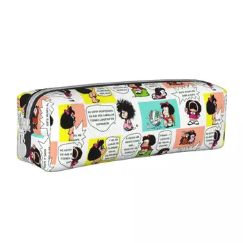 Mafie Cartoon Mafalda Pliiats Juhtudel Mood Kawaii Anime Pen Kasti Kotid Tüdrukud Poiste Suur Võimsus Office Tõmblukk Pencil Box