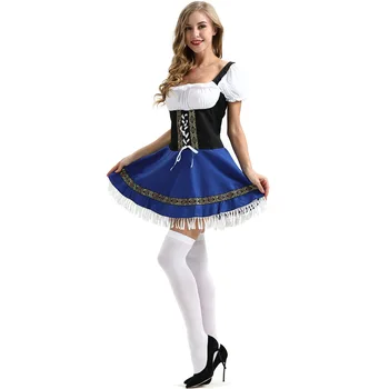 Naiste Õlu Teenuse Pluss Suurus Mini Kleit Saksa Oktoberfest Neiu Cosplay Vormirõivad Halloween Kostüümid