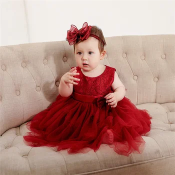 Punane Pits Beebi Jõulud Kleit Asümmeetriline Suur Vibu 1. ja 2. Sünnipäeva Kleidid Beebi Tüdruk Hommikumantlid Võistlused Tülli Printsess