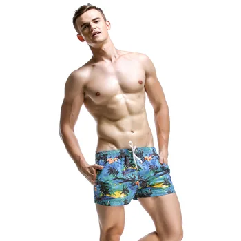 Seobean meeste multi-color suvel Beachwear õie lovers Beachwear pikad püksid