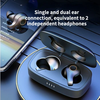Sport TWS Traadita Bluetooth-Kõrvaklapid 9D HIFI Stereo ENC Müra Vähendamise Kõrvaklapid Veekindel Muusika Peakomplekti, IOS Android