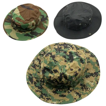 Sõjalise Penny Müts, Ümmargune Brimmed Müts, Päikesekaitse, Suur Nokk, Kokkupandav Taktikaline Kamuflaaž, Vastupidavus